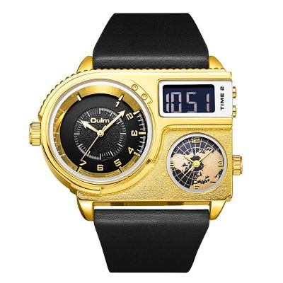 Irregular Scale Number Earth Dial Men’s Watch