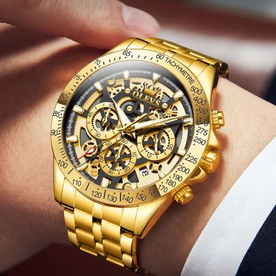 Skeleton Waterproof Luminous Men’s Quartz Watch