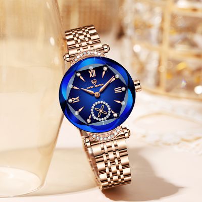 Four-leaf Clover Second Hand Women's Quartz Watch