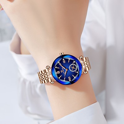 Four-leaf Clover Second Hand Women's Quartz Watch