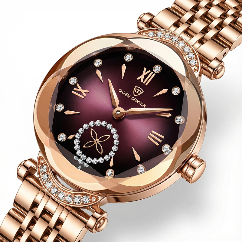 Four-leaf Clover Second Hand Women's Quartz Watch Four-leaf Clover Second Hand Women's Quartz Watch