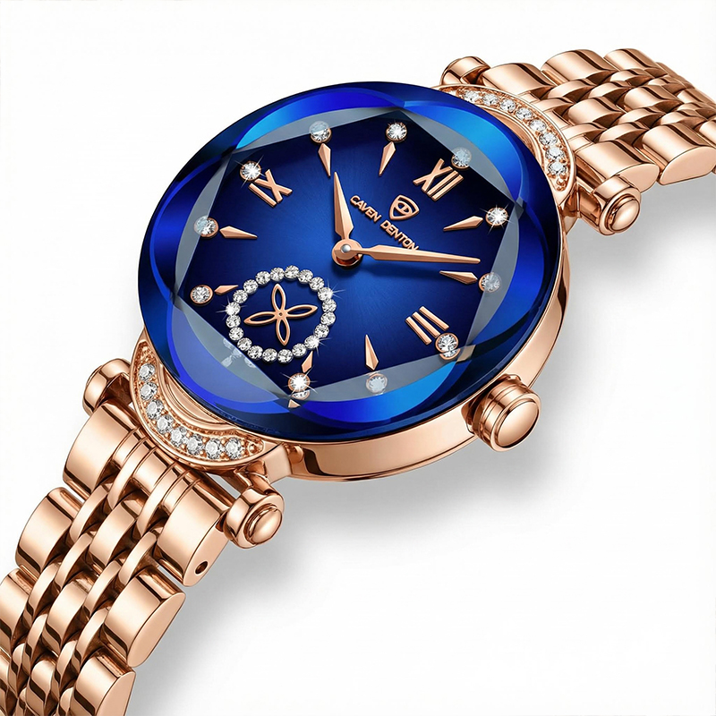 Four-leaf Clover Second Hand Women's Quartz Watch Four-leaf Clover Second Hand Women's Quartz Watch