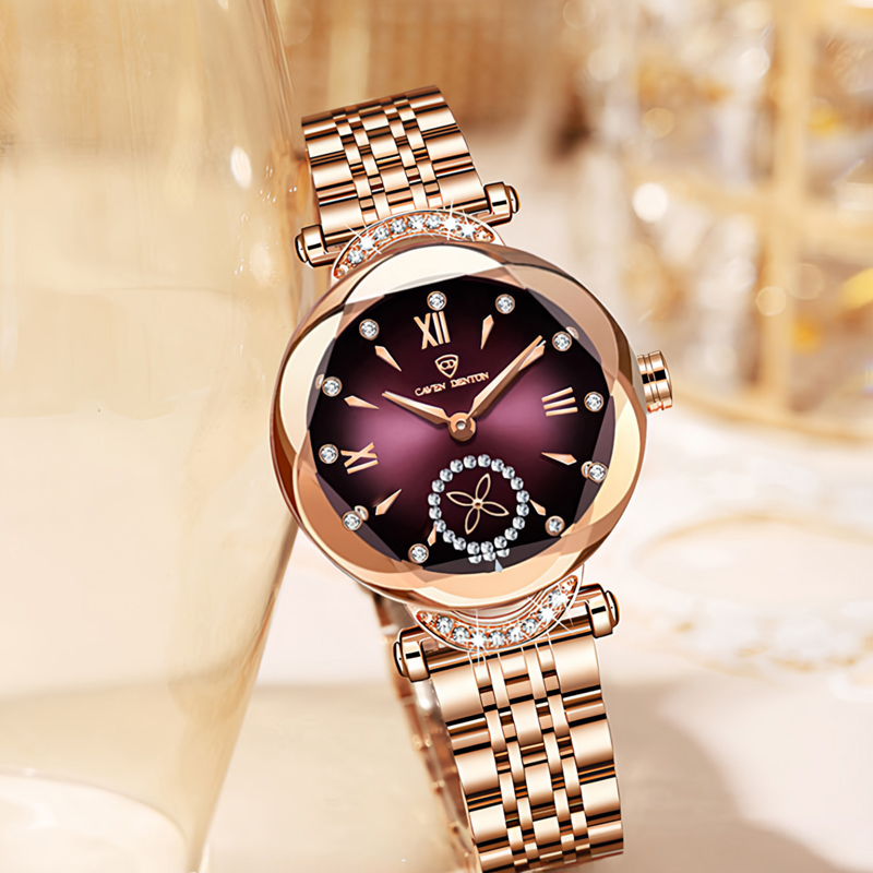 Four-leaf Clover Second Hand Women's Quartz Watch Four-leaf Clover Second Hand Women's Quartz Watch