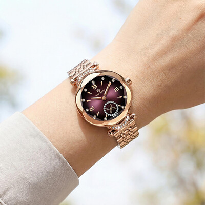 Four-leaf Clover Second Hand Women's Quartz Watch