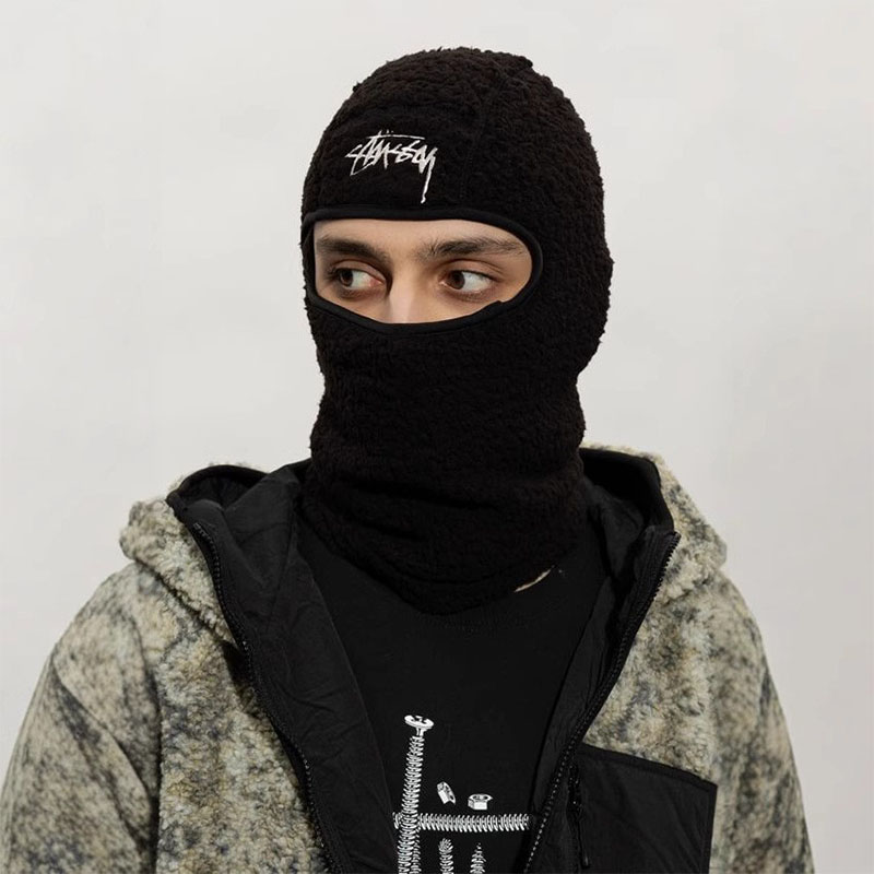 Hip Hop Embroidered Rocker Fleece Mask