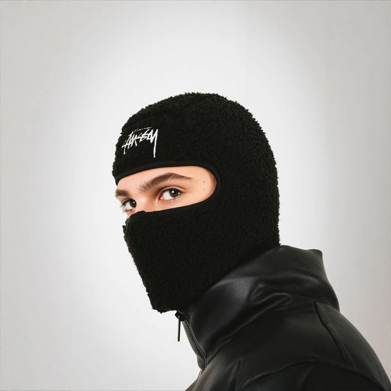 Hip Hop Embroidered Rocker Fleece Mask