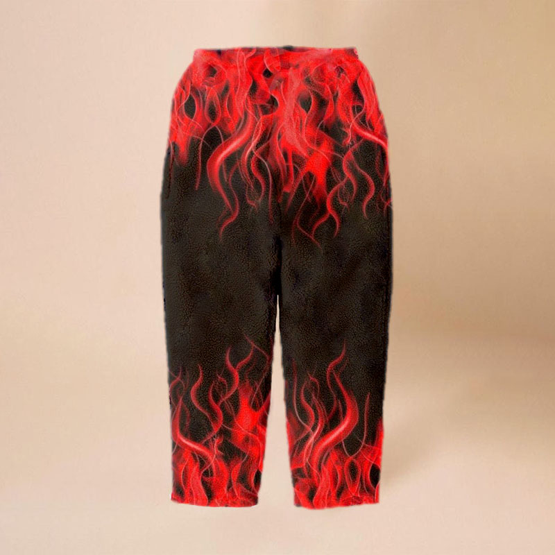 Flame Flannel Casual Pants