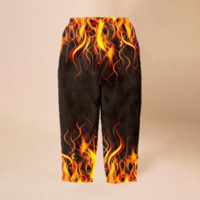 Flame Flannel Casual Pants