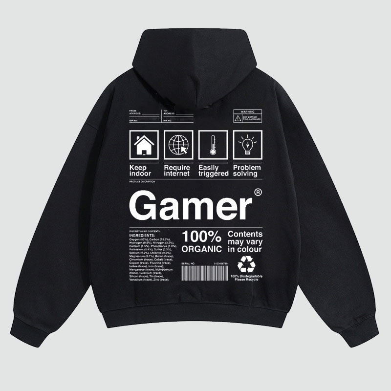 Gamer Print Hoodie