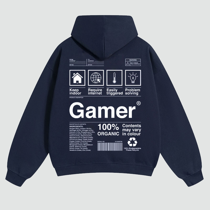 Gamer Print Hoodie