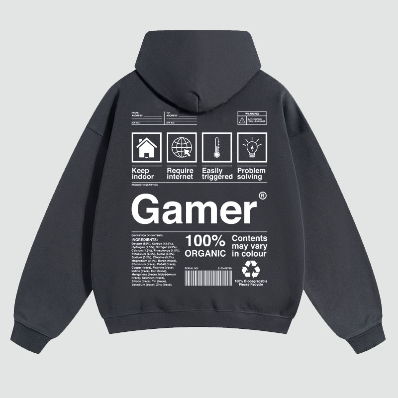 Gamer Print Hoodie