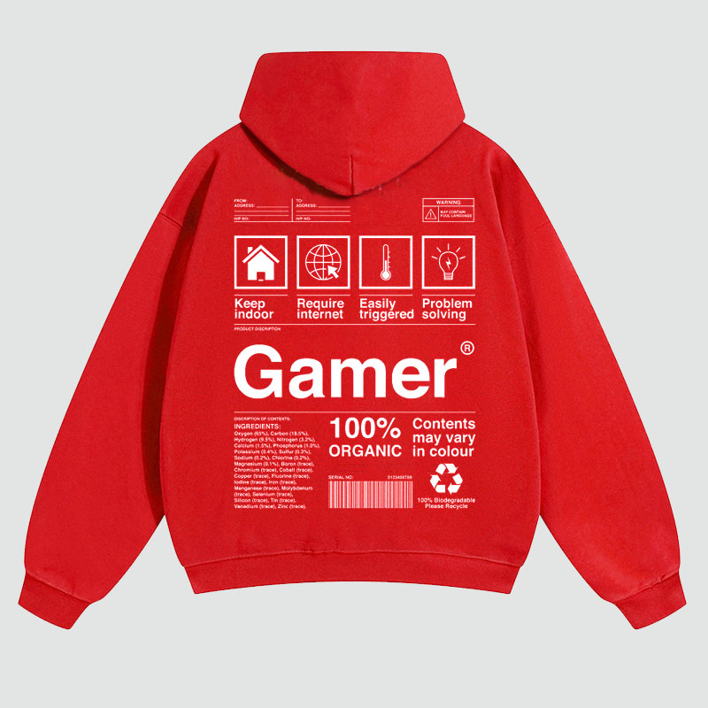 Gamer Print Hoodie