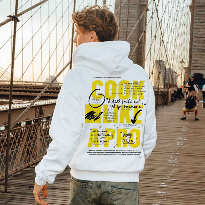 Cook Like Apro Printed Hoodie