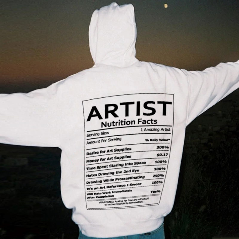 Artist Print Hoodie