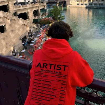 Artist Print Hoodie