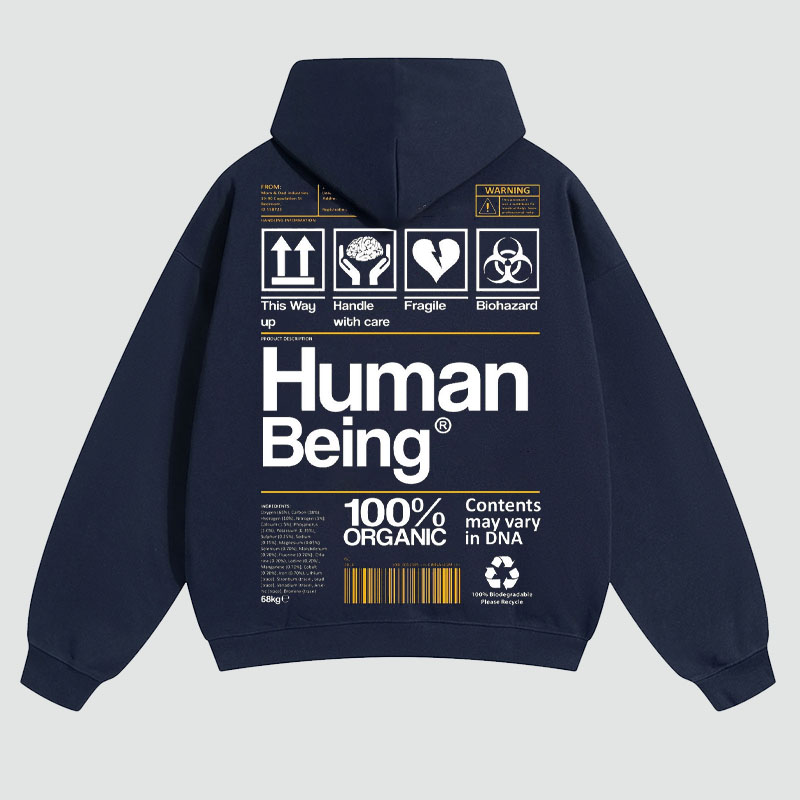 Human Being Printed Hoodie