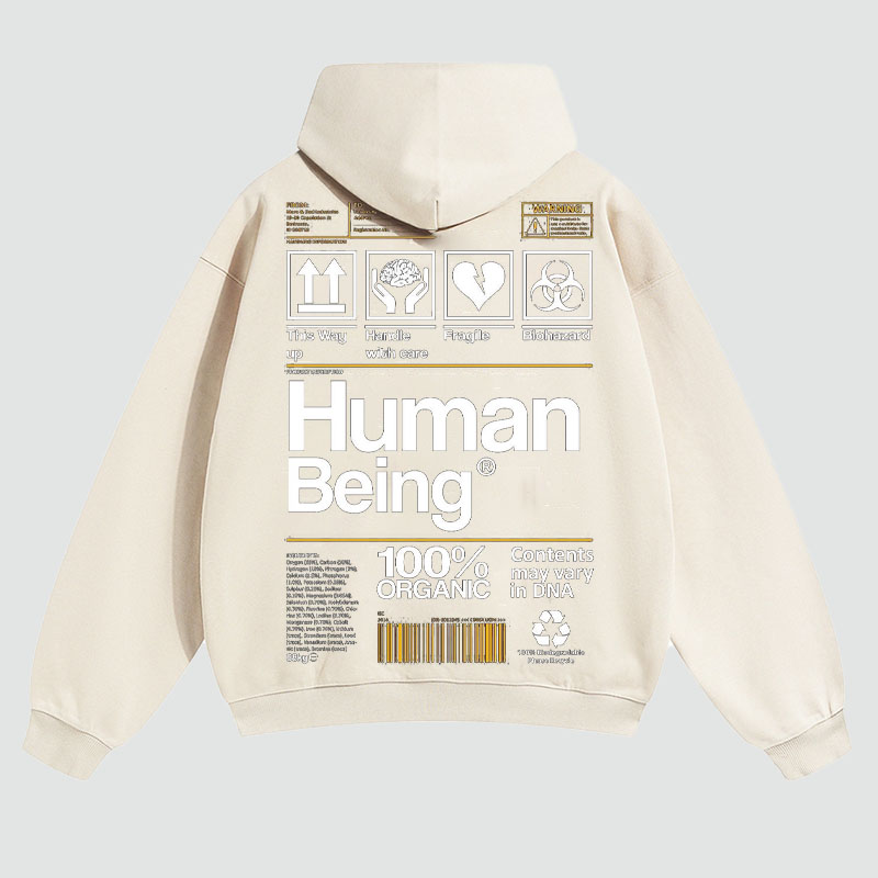 Human Being Printed Hoodie