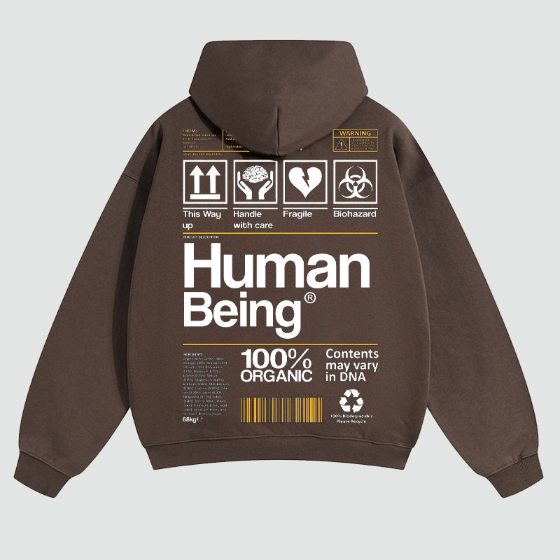 Human Being Printed Hoodie