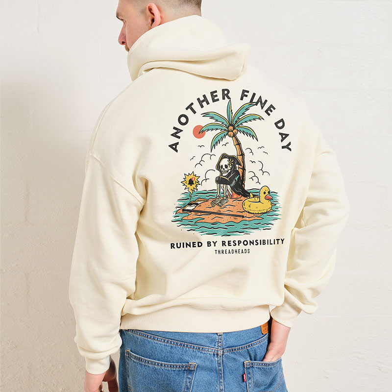 Another Fine Day Front and Back Hoodie