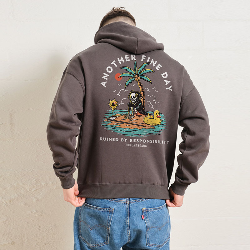 Another Fine Day Front and Back Hoodie