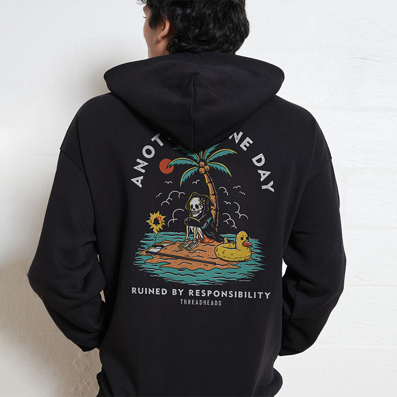 Another Fine Day Front and Back Hoodie