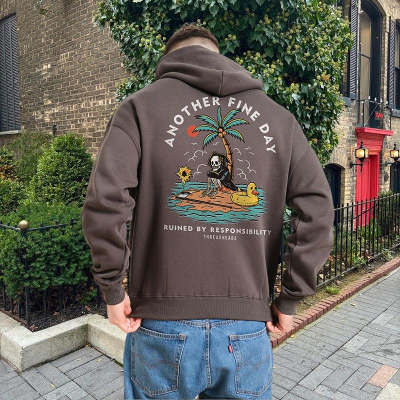 Another Fine Day Front and Back Hoodie