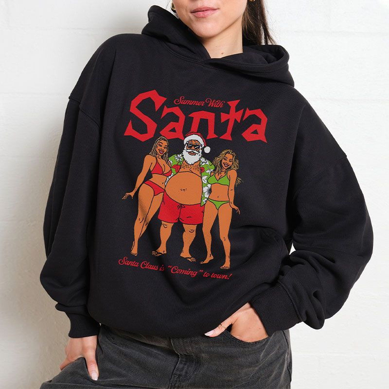 Summer With Santa Hoodie