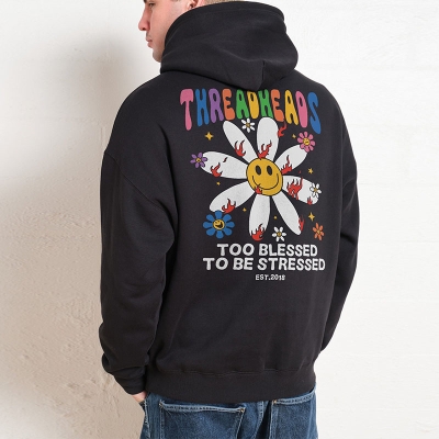 Too Blessed to be Stressed Hoodie