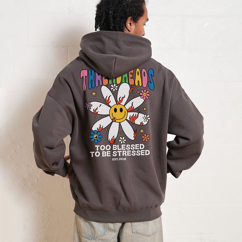 Too Blessed to be Stressed Hoodie