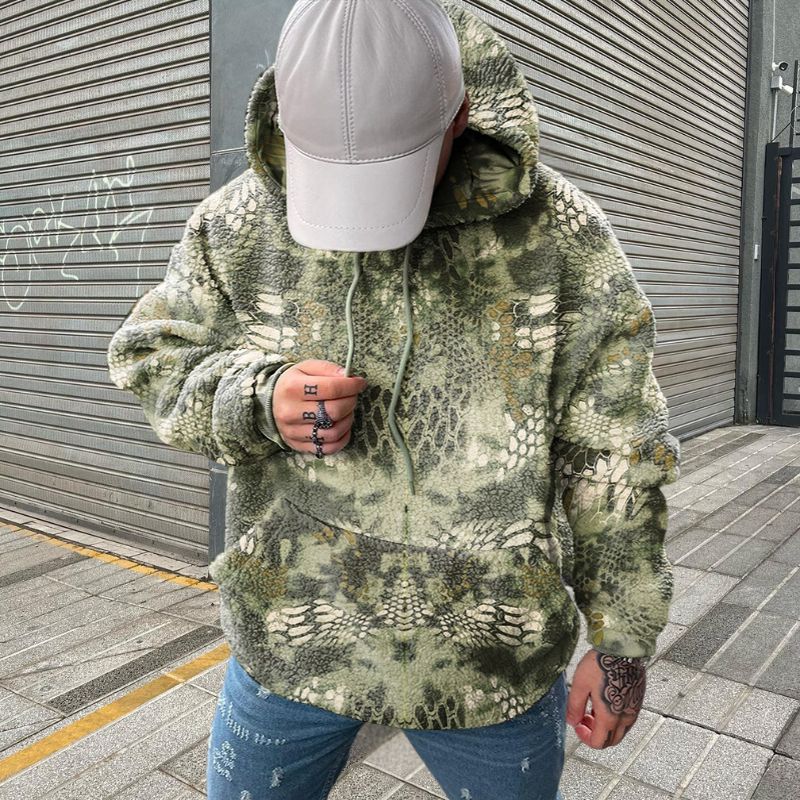 Jungle Camo Flannel Hoodie