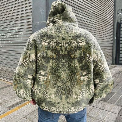 Jungle Camo Flannel Hoodie