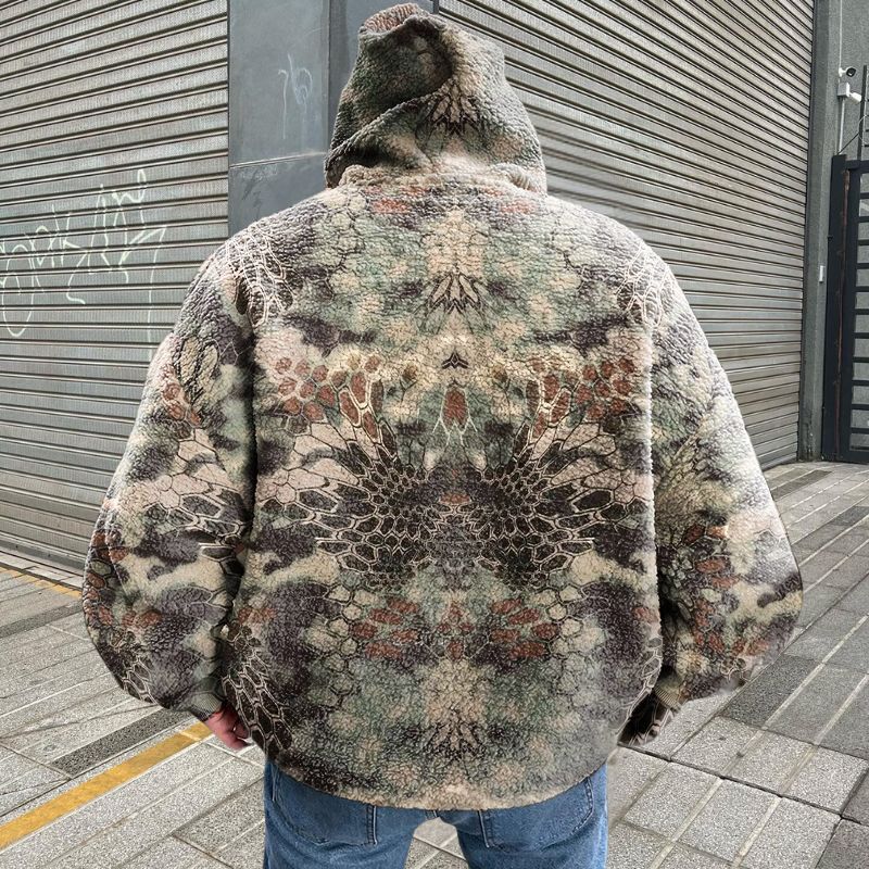 Jungle Camo Flannel Hoodie