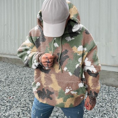 Jungle Camo Flannel Hoodie