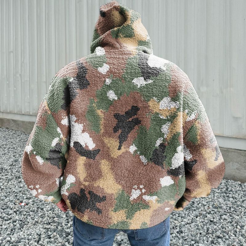 Jungle Camo Flannel Hoodie