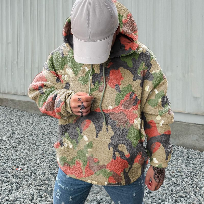 Jungle Camo Flannel Hoodie