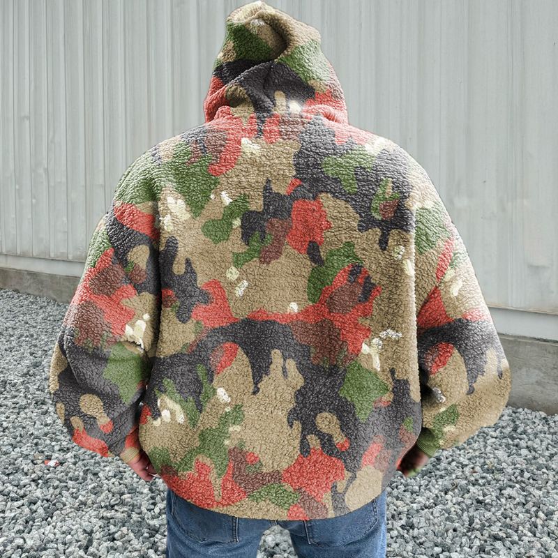 Jungle Camo Flannel Hoodie