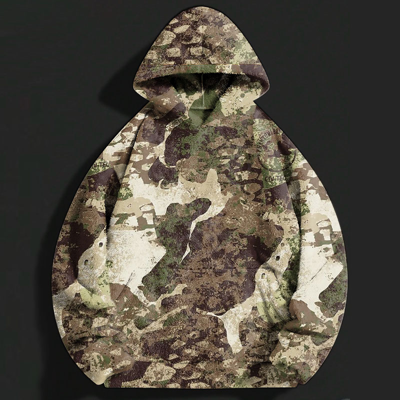 Jungle Camo Flannel Hoodie