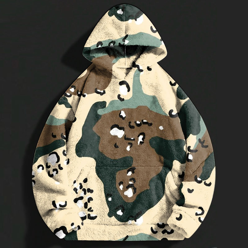 Jungle Camo Flannel Hoodie