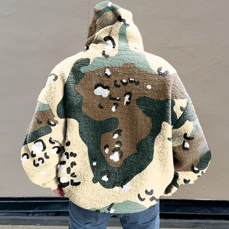 Jungle Camo Flannel Hoodie