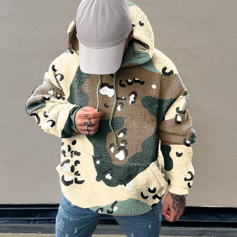 Jungle Camo Flannel Hoodie