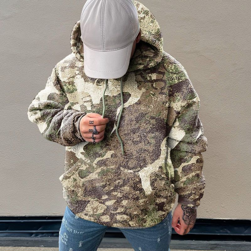 Jungle Camo Flannel Hoodie