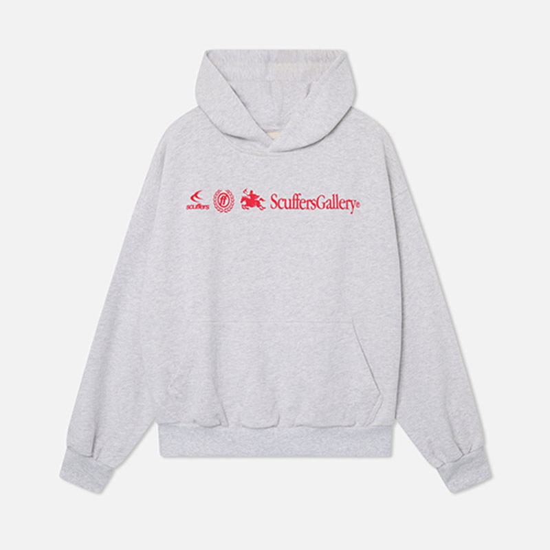 Emblem Red Hoodie