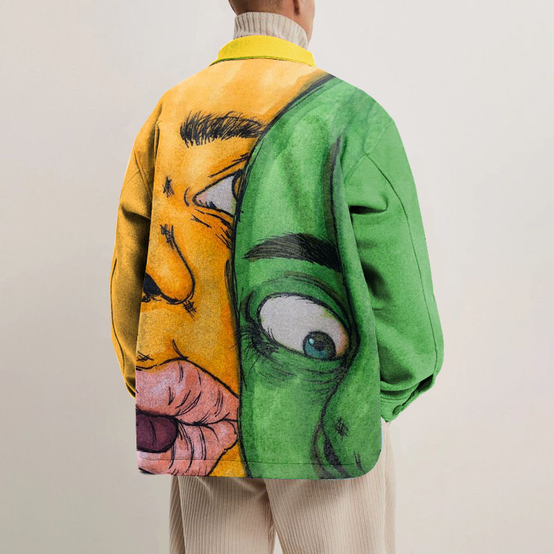 Abstract Art Painting Shirt Jacket