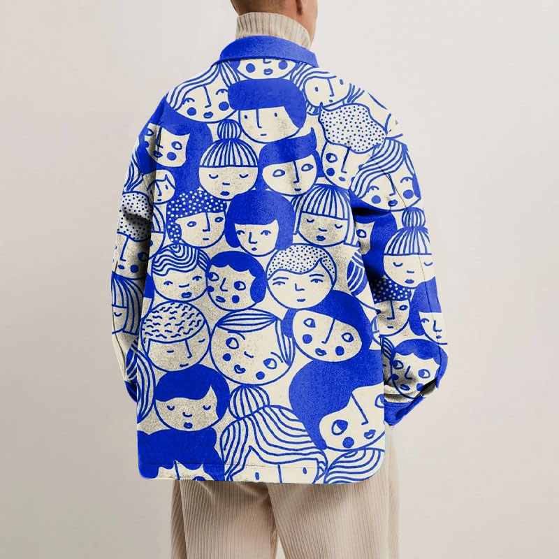 Art Portrait Shirt Jacket