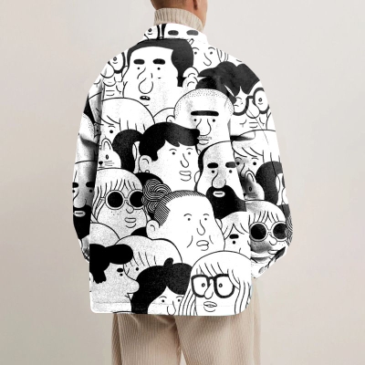 Art Portrait Shirt Jacket