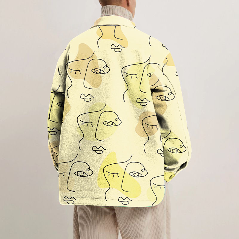 Art Portrait Shirt Jacket