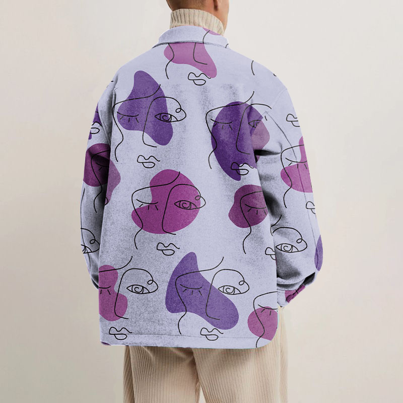 Art Portrait Shirt Jacket