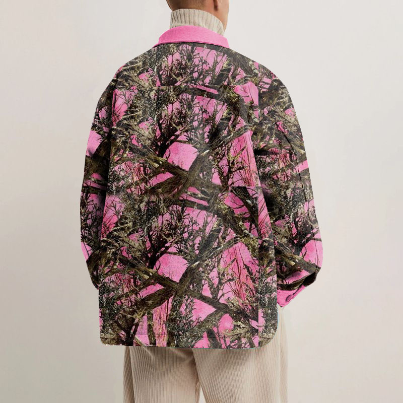 Jungle Camouflage Shirt Jacket