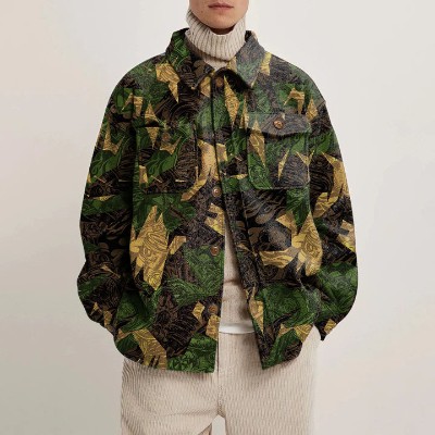 Jungle Camouflage Shirt Jacket