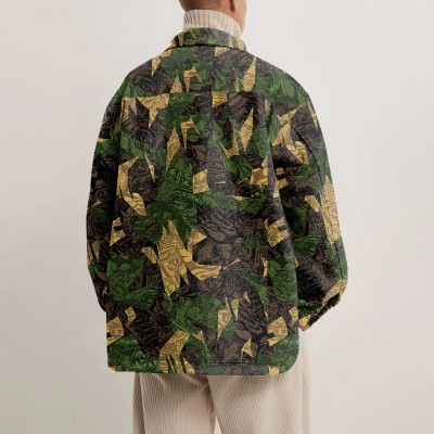 Jungle Camouflage Shirt Jacket